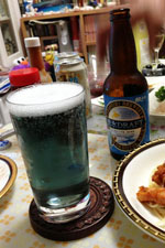 流氷ドラフトビール!!オホーツクの流氷の色を再現！とのことらしいです。