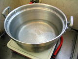 鍋とに二リットルの水