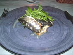 海の近くの都市ならでは!鰯のソテー!