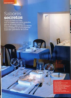 ポルトガルの雑誌にも掲載される有名レストラン!